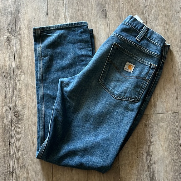 Men’s Carhartt straight traditional fit jeans 33X32 - Picture 2 of 4